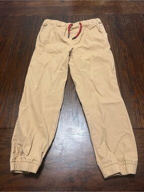 Tommy Bahama Boys Size 7/8 Khaki Tan Pull On Jogger Pants